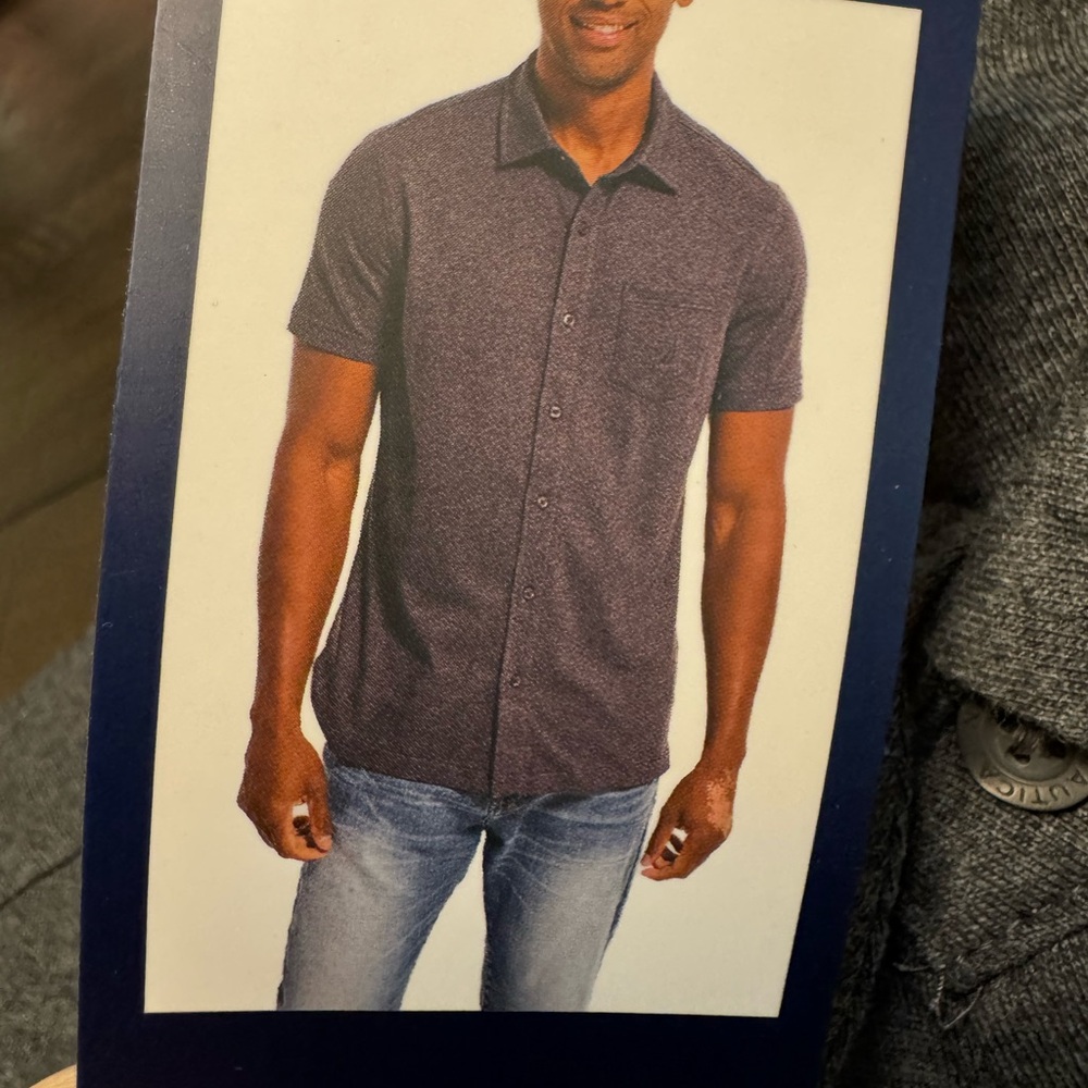 Nautica Men's Short Sleeve Polo Shirt - Charcoal Small